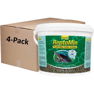 Tetra ReptoMin Floating Food Sticks, Food for Aquatic Turtles, Newts and Frogs, 10.59 oz (Pack of 1)(6.38 Pound (Pack of 4))