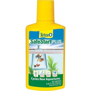 Tetra SafeStart Plus, For Newly Set-Up Fish aquariums, 100 ml, 3.38-Ounce(250 ml  8.45-Ounce)