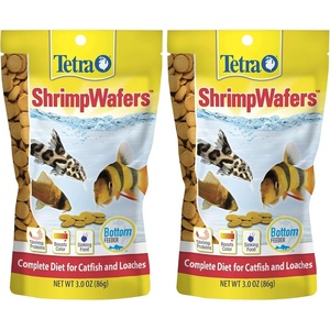 Tetra ShrimpWafers Complete Diet for Catfish and Loaches 3 Ounce(3 Ounce (Pack of 2))