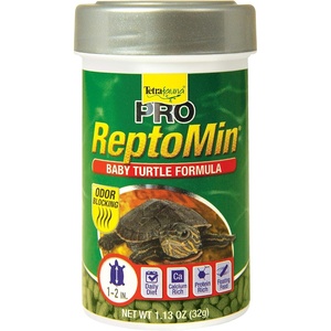 Tetra TetraFauna PRO ReptoMin Pro Sticks Adult Turtle Formula Daily Diet for Aquatic Turtles, 8.11 oz(Baby Turtle)