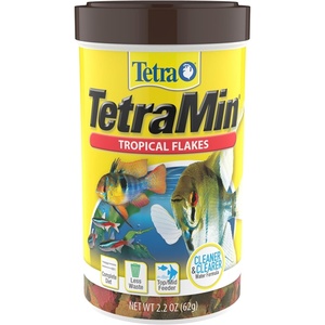 Tetra TetraMin Tropical Flakes 4.52 Pounds, Nutritionally Balanced Diet For Aquarium Fish(2.2 Ounce (Pack of 1))