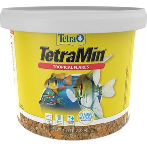 Tetra TetraMin Tropical Flakes 4.52 Pounds, Nutritionally Balanced Diet For Aquarium Fish(4.52 Pound (Pack of 1))