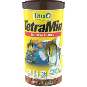 Tetra TetraMin Tropical Flakes 4.52 Pounds, Nutritionally Balanced Diet For Aquarium Fish(7.06 Ounce (Pack of 1))