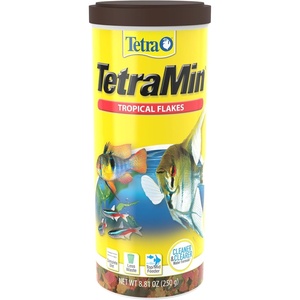 Tetra TetraMin Tropical Flakes 4.52 Pounds, Nutritionally Balanced Diet For Aquarium Fish(8.81 Ounce (Pack of 1))