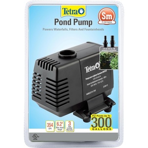 Tetra Water Garden Pond Pump, 1000 GPH, Powers Waterfalls, Filters and Fountains for Ponds 500 To 1000 Gallons(50 to 250 Gallons)