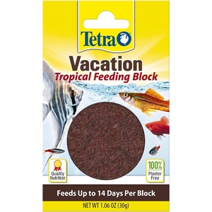 Tetra Weekend and Vacation Feeder Slow-Release Fish Food for Tropical Fish 1.06 Ounce (Pack of 1)(1.06 Ounce (Pack of 1))