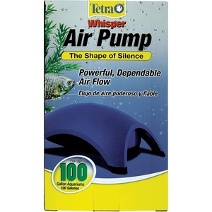 Tetra Whisper Air Pump 20 To 40 Gallons, For Aquariums, Powerful Airflow, Non-UL Listed(60-100-gallon)