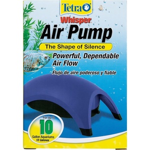 Tetra Whisper Air Pump 20 To 40 Gallons, For Aquariums, Powerful Airflow, Non-UL Listed(up to 10-gallons)