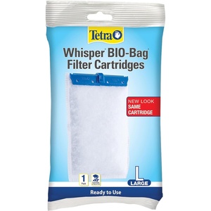 Tetra Whisper Bio-Bag Large Filter Cartridges for Aquariums, 8 Count, Unassembled, Fits Tetra Whisper Fish Tank Filters 10-30 Gal, 20-40 Gal, PF-20, 30, 40, 60, IQ 20, 30, 45, 60(Standard)