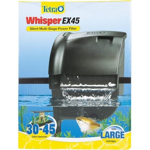 Tetra Whisper EX 70 Filter For 45 To 70 Gallon aquariums, Silent Multi-Stage Filtration(30-45 Gallons)