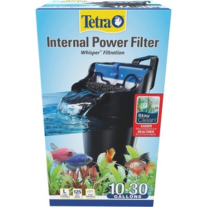 Tetra Whisper Internal Power Filter, Large Bio-Bag Filter Cartridges, 3-Stage Filtration, 20-40 gal(10 – 30 Gallons)