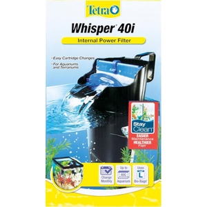 Tetra Whisper Internal Power Filter, Large Bio-Bag Filter Cartridges, 3-Stage Filtration, 20-40 gal(20 – 40 Gallons)