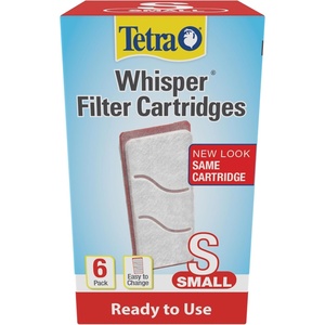 Tetra Whisper Small Filter Cartridges for Aquariums, 2 Count, Ready to Use, Fits Tetra Whisper Filters for Fish Tanks 1 – 4 Gal(6 Count)