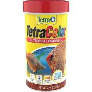 TetraColor XL Tropical Granules with Natural Color Enhancer, 10.58 Oz(2.65 Ounce (Pack of 1))