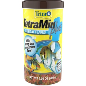 TetraMin Plus Tropical Flakes, Cleaner and Clearer Water Formula, 1-Ounce(7.06 Ounce (Pack of 1))