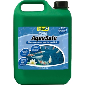 TetraPond AquaSafe 101.4 Ounces, Makes Tap Water Safe For Pond Fish(AquaSafe)