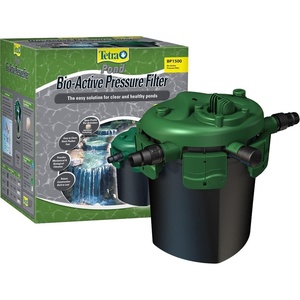 TetraPond Bio-Active Pressure Filter, For Ponds Up to 1500 Gallons(Ponds Up to 1500 Gallons)