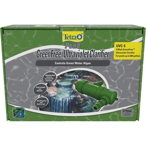 TetraPond GreenFree UV Clarifier, For Clean And Clear Ponds
