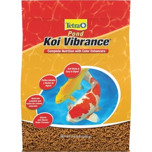TetraPond Koi Vibrance, Soft Sticks, Easy to Digest Floating Pond Food, 5.18 lbs(2.42 Pound (Pack of 1))