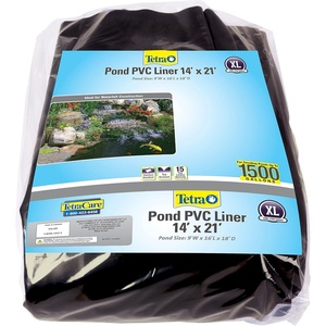 TetraPond Pond PVC Liner, For Ponds Up to 250 Gallons, 7′ x 10′(14 by 21-feet)
