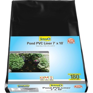 TetraPond Pond PVC Liner, For Ponds Up to 250 Gallons, 7′ x 10′(7 by 10-feet)