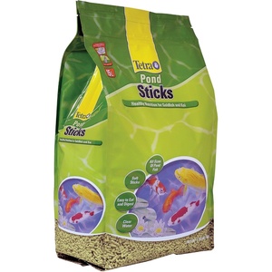TetraPond Pond Sticks Pond Fish Food for Goldfish and Koi, Healthy Nutrition Clear Water Pond Food(3.7 Pound (Pack of 1))
