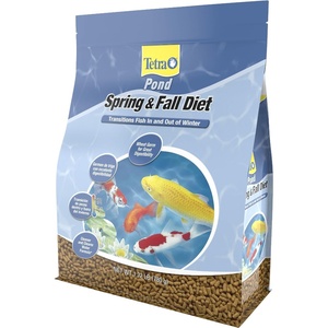 TetraPond Spring And Fall Diet 3.08 Pounds, Pond Fish Food, For Goldfish And Koi, 7 L(1.72 Pound (Pack of 1))