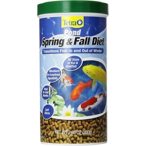 TetraPond Spring And Fall Diet 3.08 Pounds, Pond Fish Food, For Goldfish And Koi, 7 L(7.05 Ounce (Pack of 1))