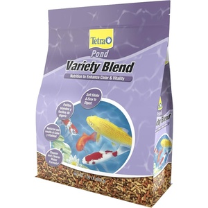 TetraPond Variety Blend, Pond Fish Food, for Goldfish and Koi Yellow 2.25 Pound (Pack of 1)(1.32 Pound (Pack of 1))