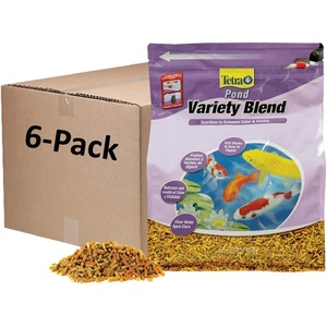 TetraPond Variety Blend, Pond Fish Food, for Goldfish and Koi Yellow 2.25 Pound (Pack of 1)(1.32 Pound (Pack of 6))