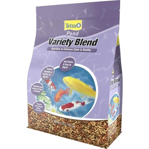 TetraPond Variety Blend, Pond Fish Food, for Goldfish and Koi Yellow 2.25 Pound (Pack of 1)(2.25 Pound (Pack of 6))