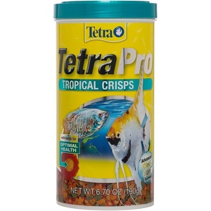 TetraPro Tropical Crisps 6.70 Ounces, Fish Food, Advanced Clear Water Formula(6.7 Ounce (Pack of 1))
