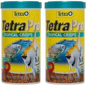 TetraPro Tropical Crisps 6.70 Ounces, Fish Food, Advanced Clear Water Formula(6.7 Ounce (Pack of 2))