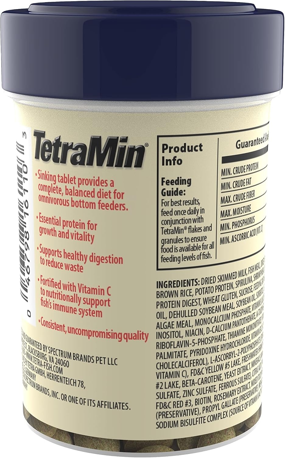 image:imageTetra TetraMin Tropical Tablets 169 Ounces Nutritionally Balanced Fish Food For Bottom Feeders169 Ounce Pack of 1